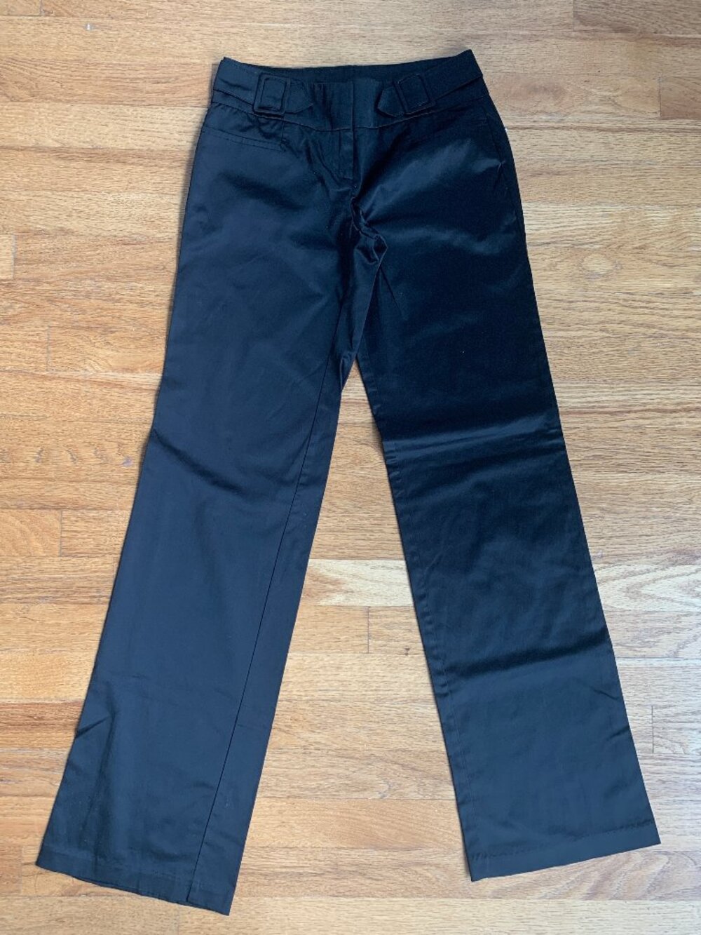 Like New 0 XOXO Black Satin Low-rise Pants